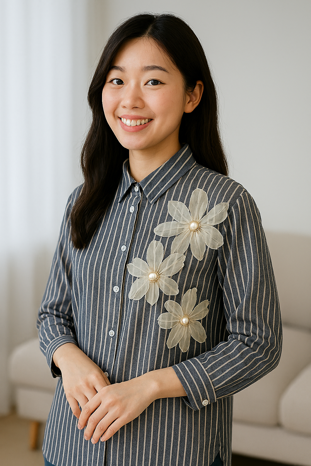 Blossom Pleats Blouse